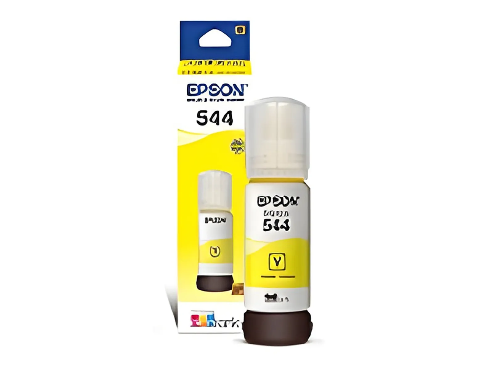 Epson 544 - 65 ml - amarillo - original - recarga de tinta - para EcoTank L1110, L1210, L3110, L3150, L3210, L3250, L3260, L5290