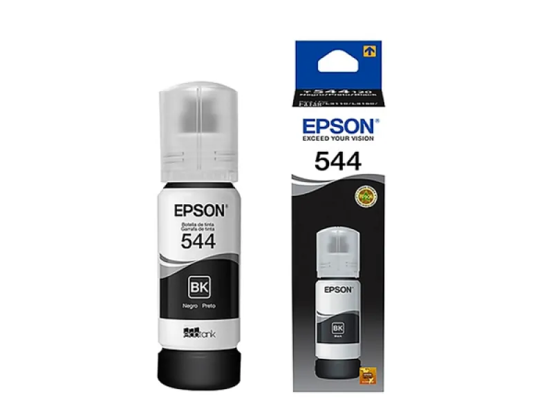 Epson 544 - 65 ml - negro - original - recarga de tinta - para EcoTank L1110, L1210, L3110, L3150, L3210, L3250, L3260, L5290