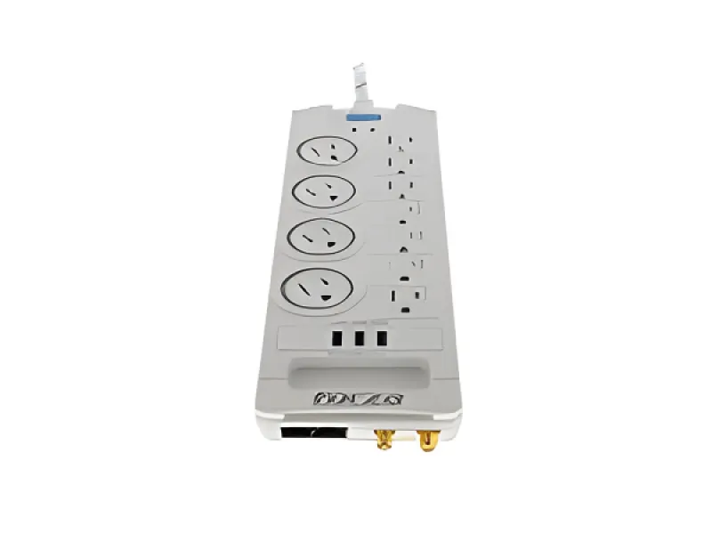 Forza - Surge protector - AC 110/220 V - 11 Tomas de Corriente-NEMA 3USB 5ft WH
