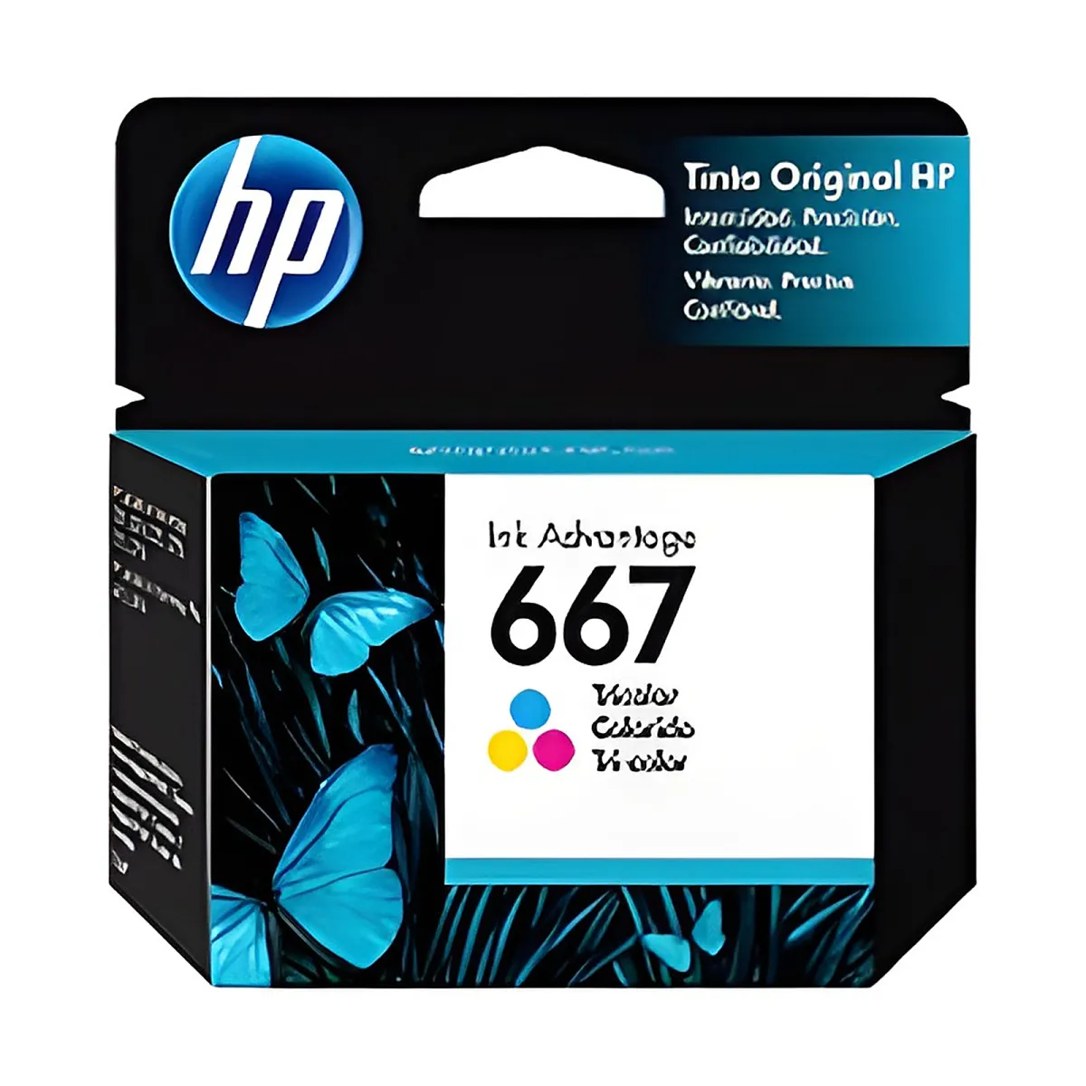 HP - 667 - Cartucho de tinta - Tricolor - 3YM78AL