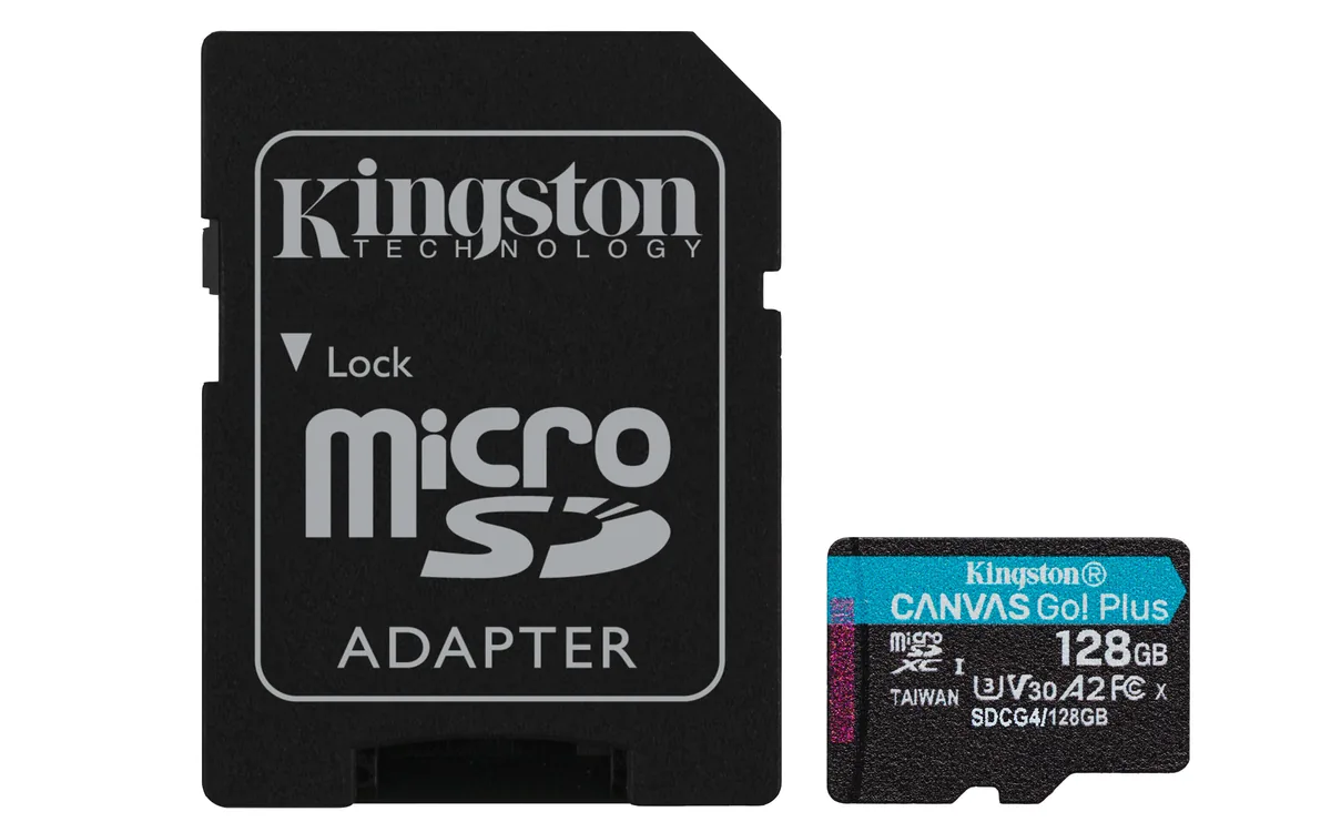 Kingston - Tarjeta de memoria flash - miniSDHC - Tarjeta V30 + Adaptador