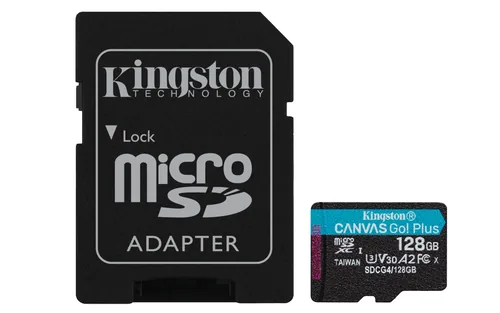 Kingston - Tarjeta de memoria flash - miniSDHC - Tarjeta V30 + Adaptador