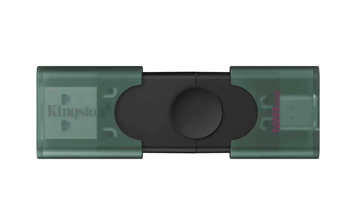 Kingston 128GB USB-A + USB-C 3.2 Gen 1 DataTraveler DuoG2