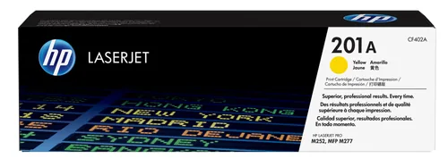 HP 201A - Amarillo - original - LaserJet-cartucho de tóner (CF402A)-para Color LaserJet Pro M252dn, M252dw, M252n, MFP M277c6, MFP M277dw, MFP M277n