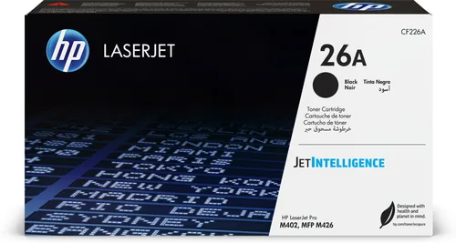 HP 26A - Negro - original - LaserJet-cartucho de tóner (CF226A)-para LaserJet Pro M402, MFP M426