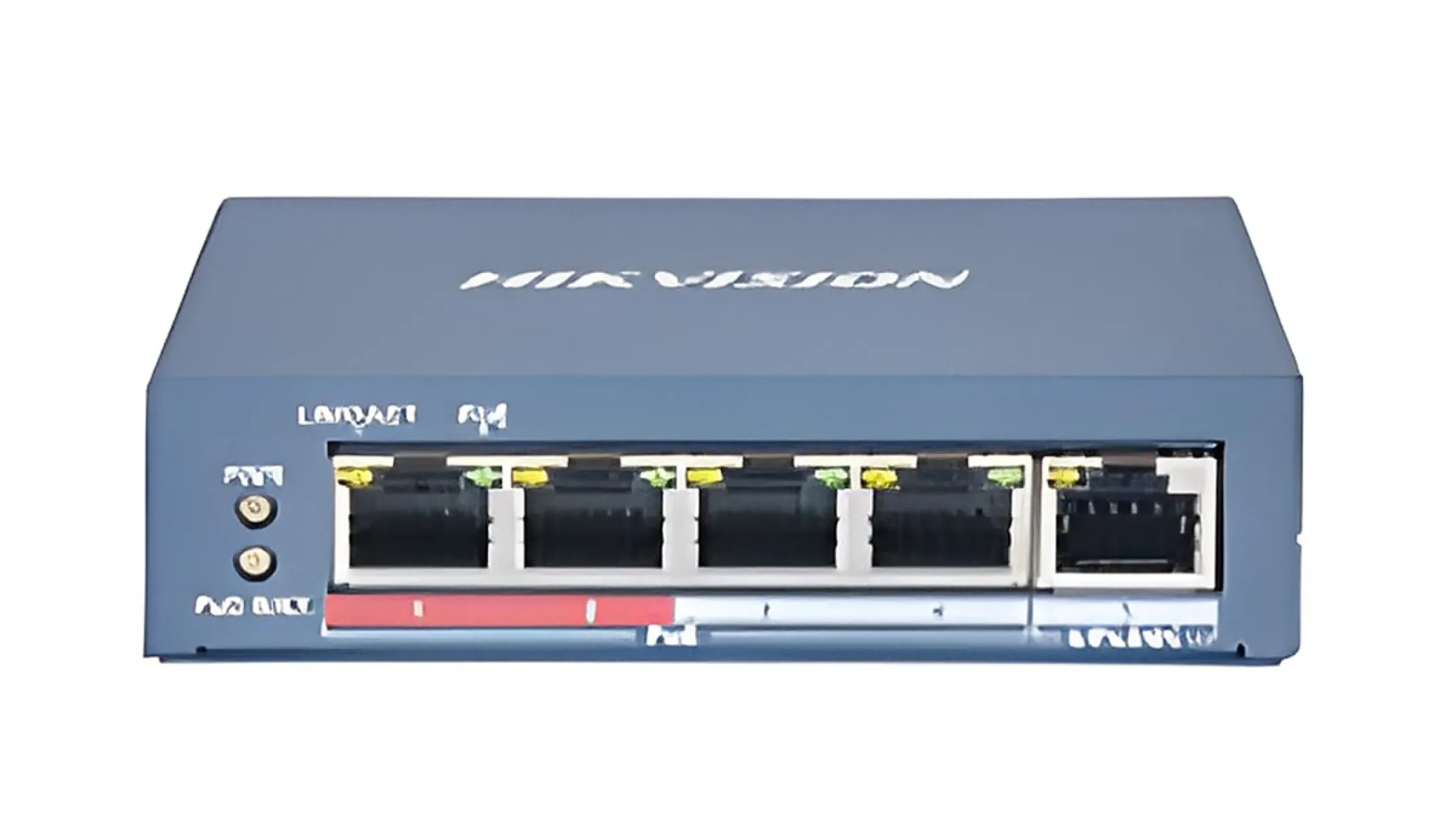 Hikvision Value Series DS-3E0105P-E/M - Switch - sin gestionar - 4 x 10/100 (PoE+) + 1 x 10/100 (enlace ascendente)-sobremesa-PoE+ (35 W)-alimentación cc