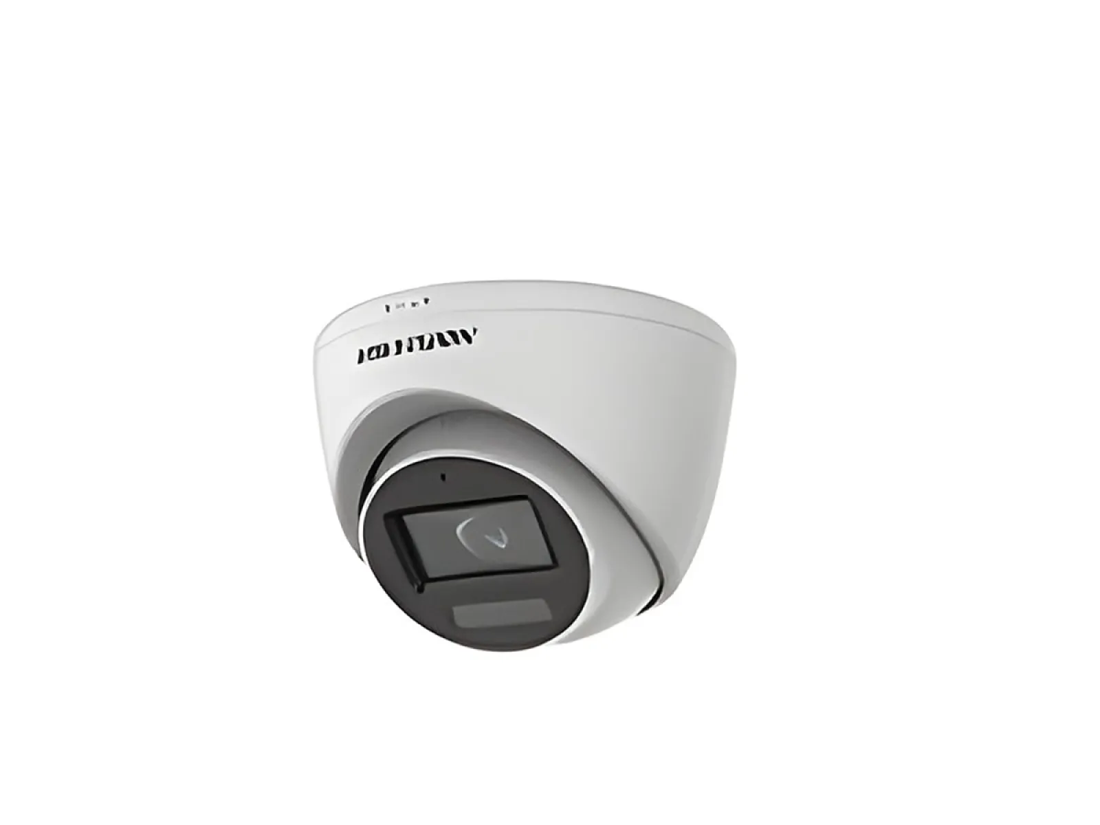 Cámara de torreta fija para interiores Hikvision 2MP Smart Hybrid Light Audio - señales conmutables (TVI/AHD/CVI/CVBS?Audio con audio sobre cable coaxial - micrófono incorporado - Metal-Exterior-focal fija 2.8mm-DWDR - 1920×1080-IP67 - 30M IR - 20M Luz bl
