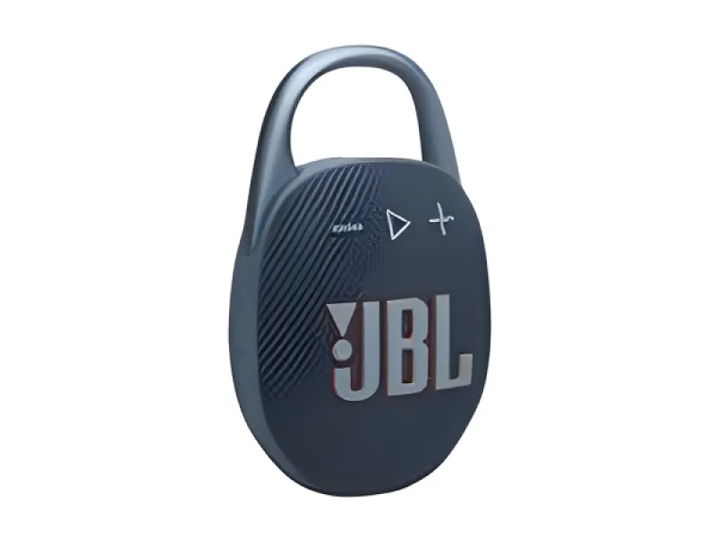 JBL Clip 5 - Bocina - para uso portátil - inalámbrico-Bluetooth-controlado por aplicación - 7 vatios-azul