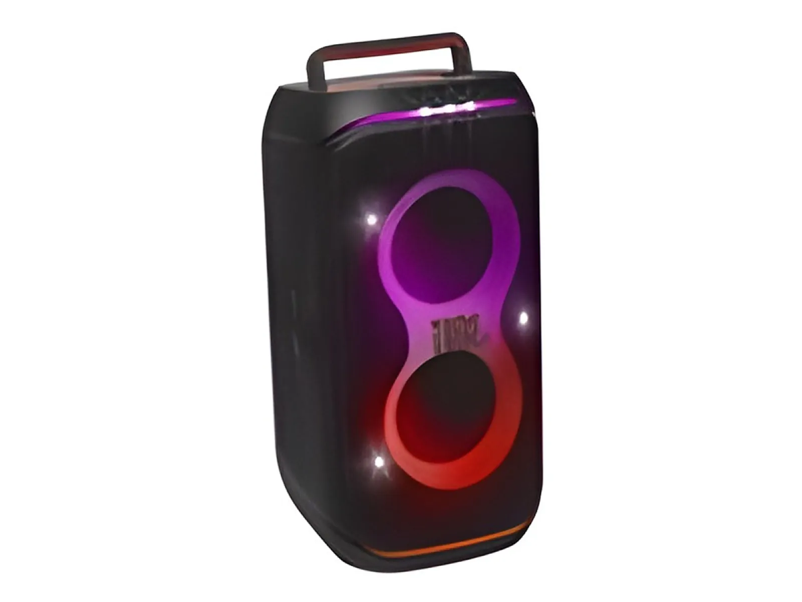 JBL PartyBox Club 120 - Bocina de fiesta - para uso portátil - inalámbrico-Bluetooth-controlado por aplicación - 160 vatios - 2 vías-negro