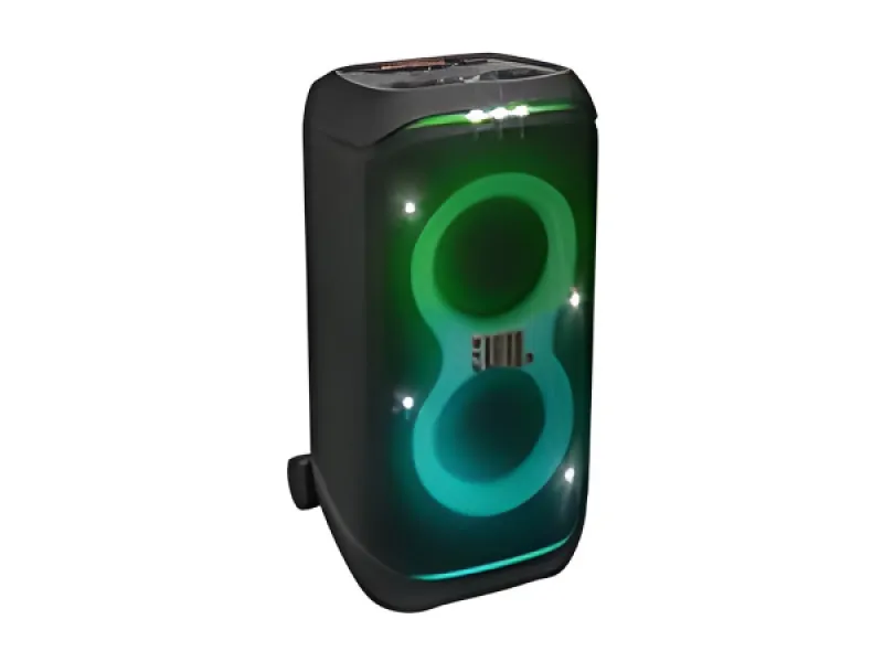JBL PartyBox Stage 320 - Bocina de fiesta - para uso portátil - inalámbrico-Bluetooth-controlado por aplicación - 240 vatios - 2 vías-negro
