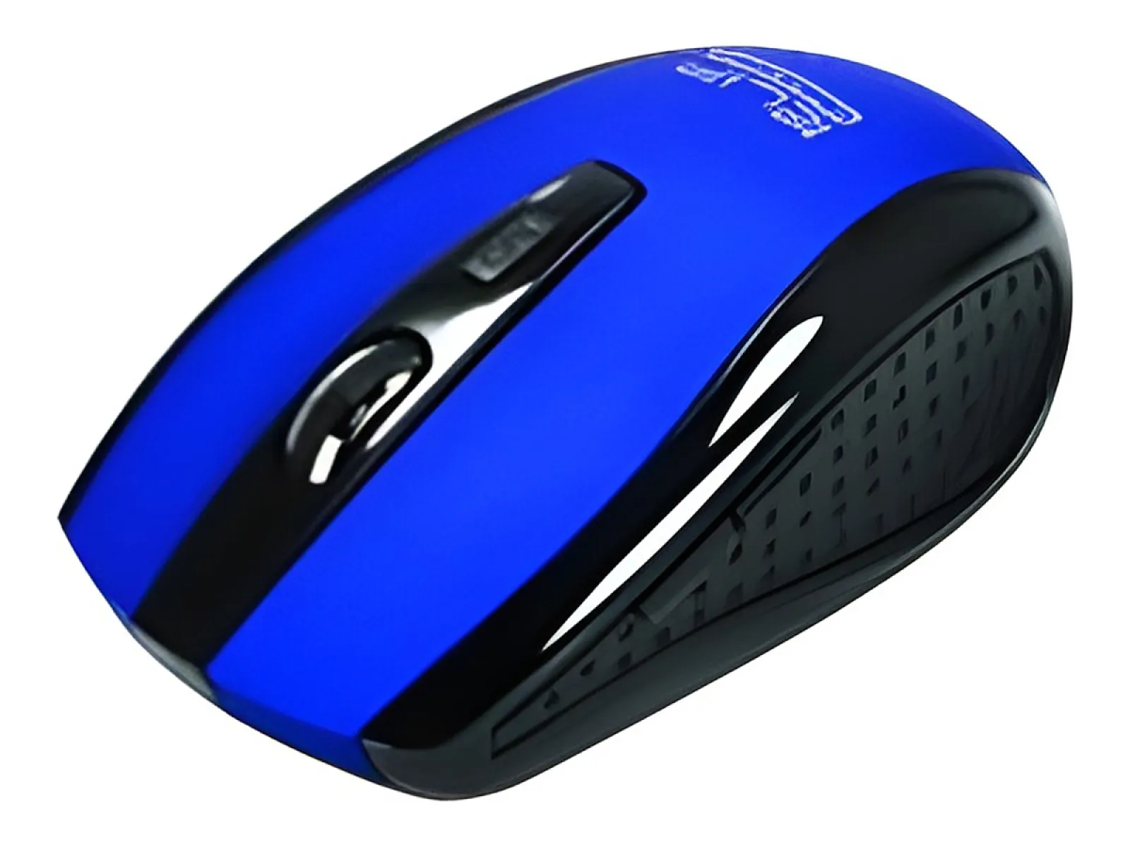Klip Xtreme KMW-340 - Mouse - diestro - óptico - 6 botones-inalámbrico - 2.4 GHz-receptor inalámbrico USB-azul