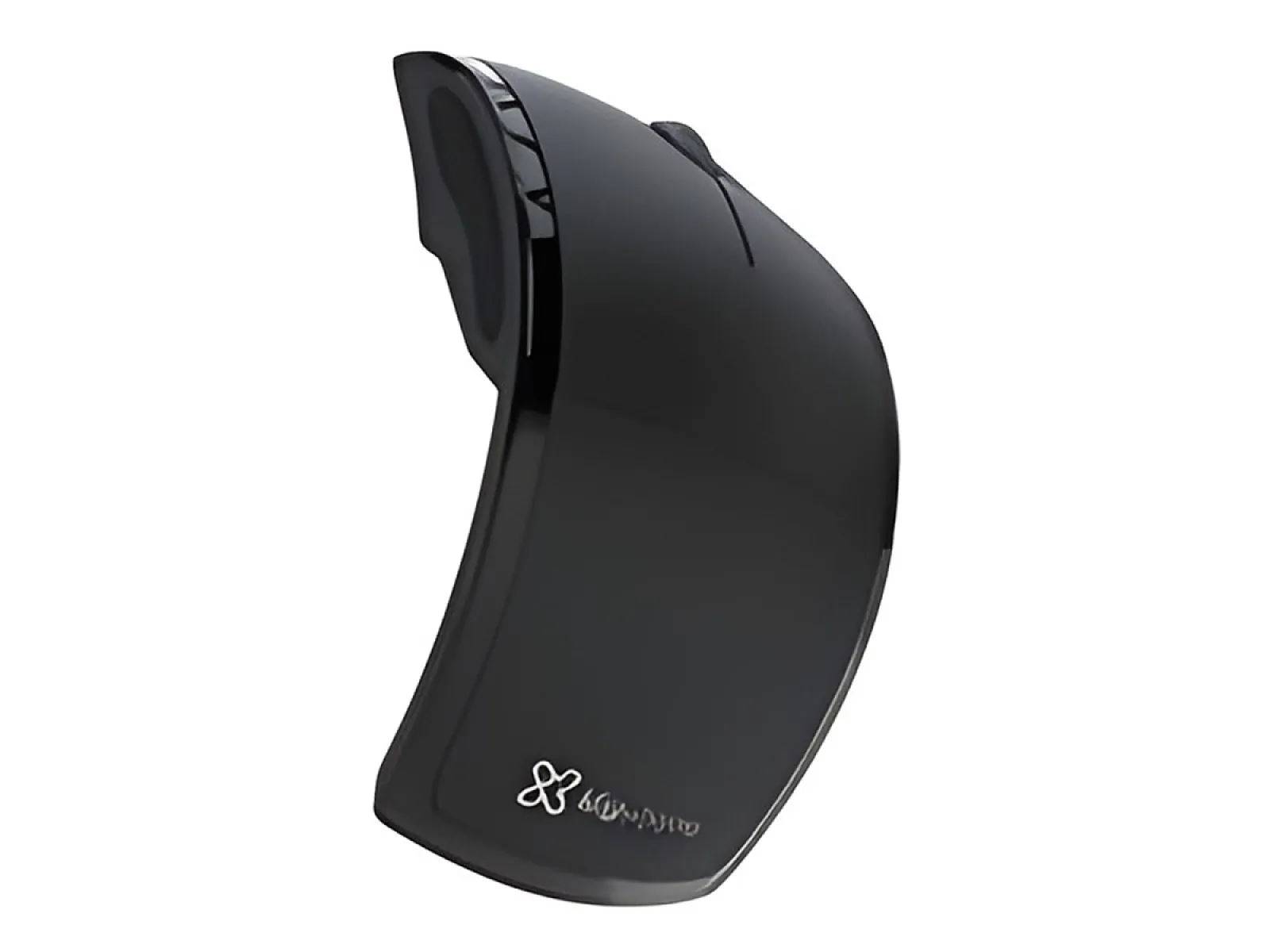 Klip Xtreme Lightflex KMW-375 - Mouse - ergonómico - óptico - 3 botones-inalámbrico - 2.4 GHz-receptor inalámbrico USB-negro
