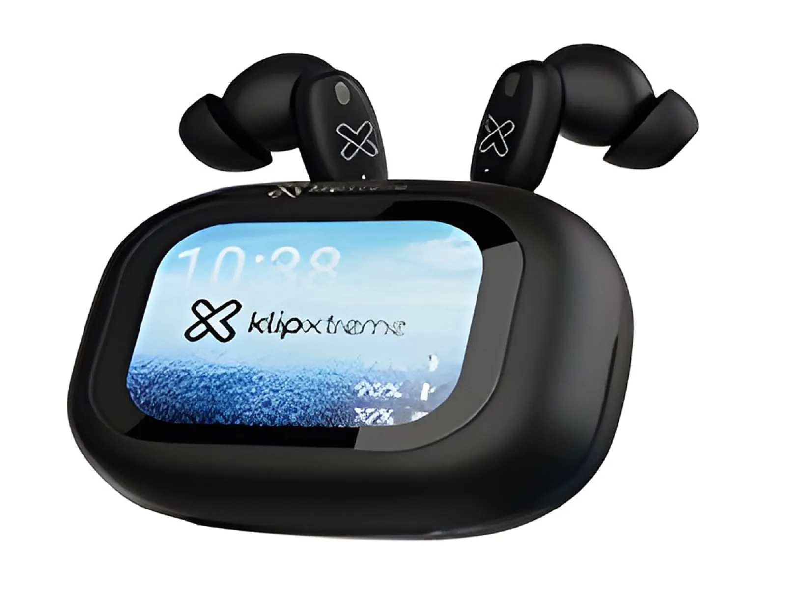 Klip Xtreme - Audífonos inalámbricos verdaderos - Para teléfono / Para electrónica portátil / Para tableta - Inalámbricos - Pantalla de 15 horas Negro