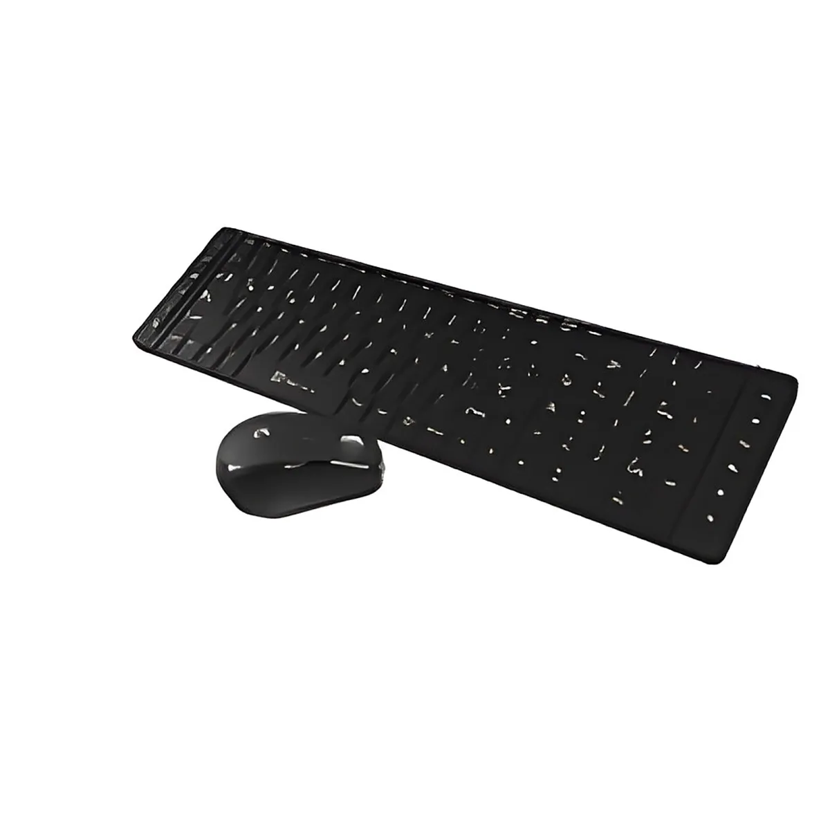 Klip Xtreme - Set de teclado y Mouse - Español - Inalámbrico - 2,4 GHz - Todo negro