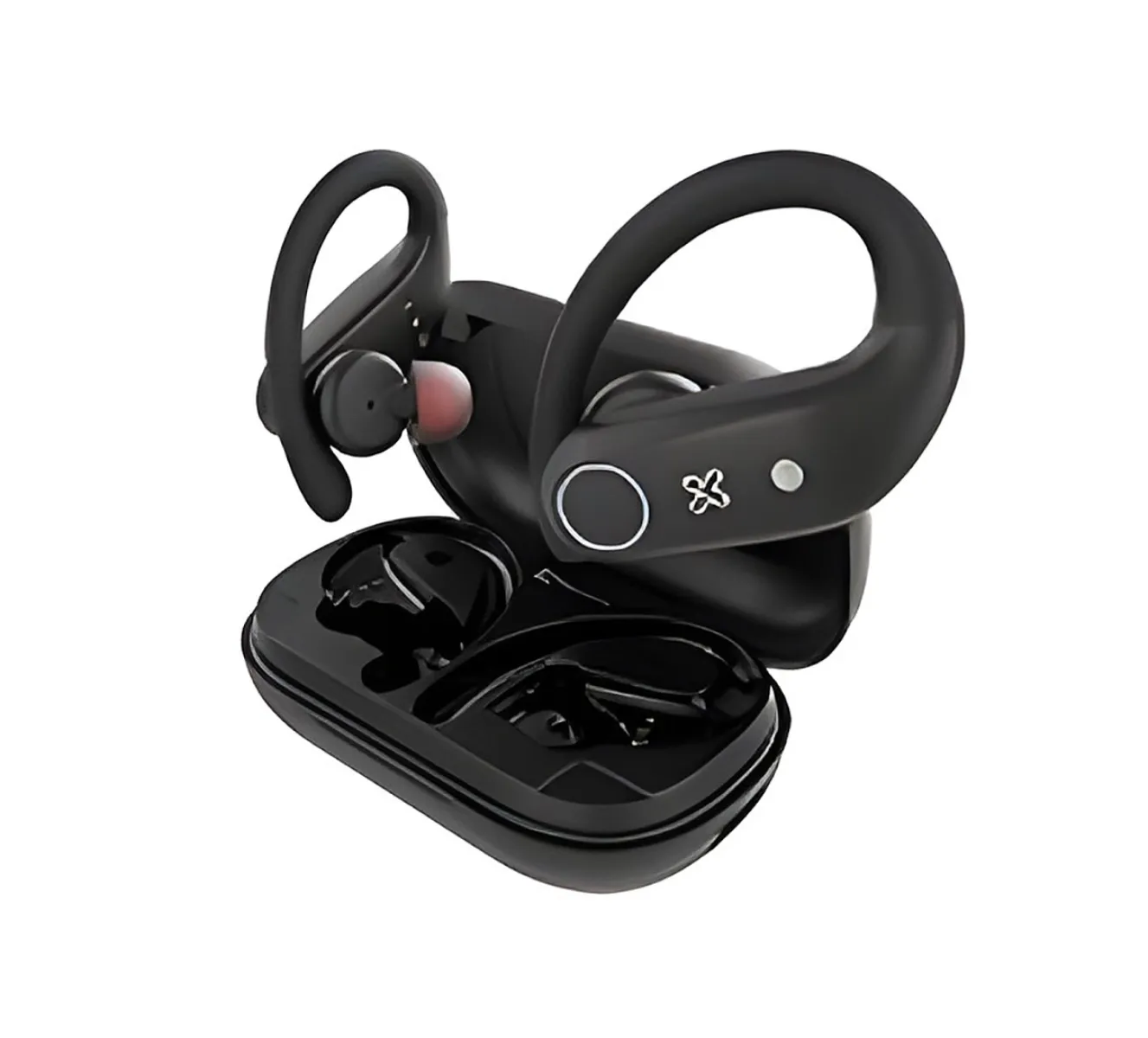 Klip Xtreme - KTE-500BK - Audífonos - Para Audio Hogar / Para Electrónica Portátil / Para Tablet / Para Teléfono Celular-Inalámbricos-TWS 108Hr Negros