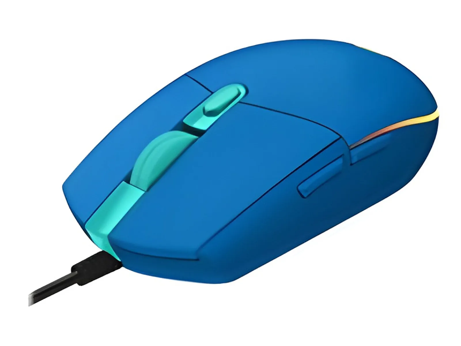 Logitech Gaming Mouse G203 LIGHTSYNC - Mouse - óptico - 6 botones-cableado-USB-azul