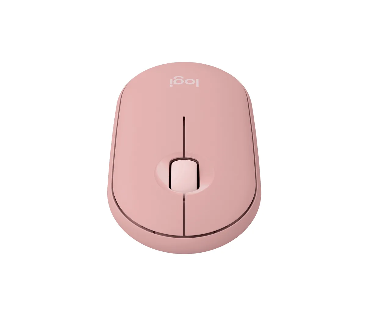 Logitech Pebble Mouse 2 M350s - Mouse - óptico - 3 botones-inalámbrico-Bluetooth-rosa