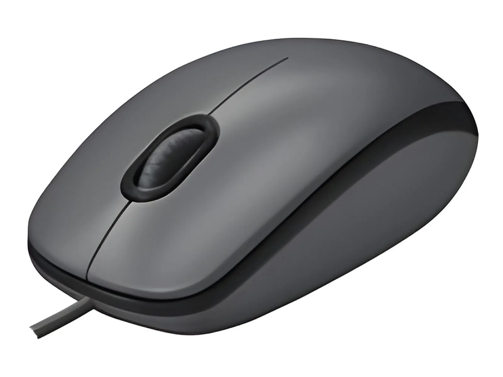 Logitech M90 - Mouse - diestro y zurdo - óptico-cableado-USB
