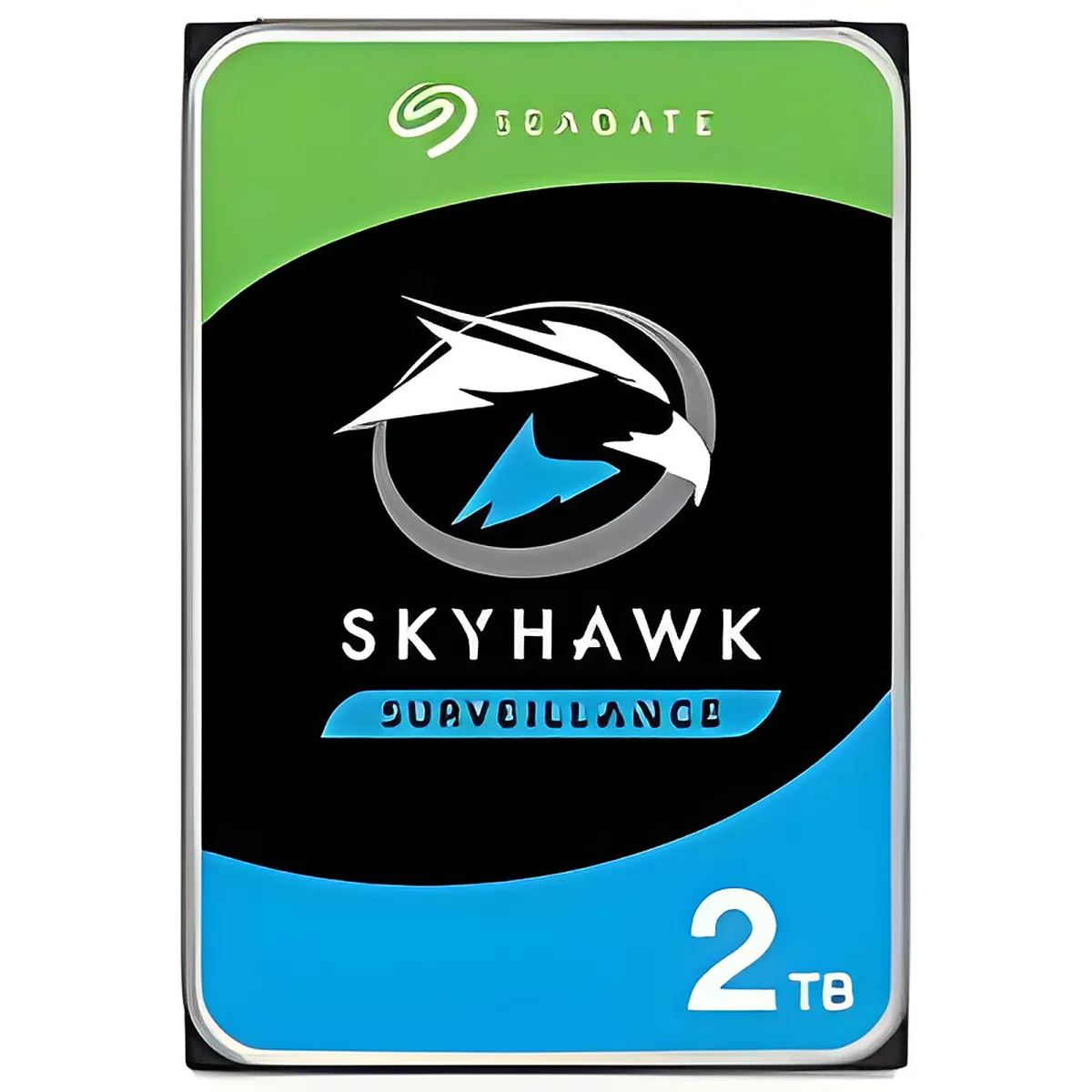 Seagate SkyHawk ST2000VX017 - Disco duro - 2 TB - interno - 3.5"-SATA 6Gb/s-búfer: 256 MB-con Recuperación de datos Seagate Rescue de 3 años