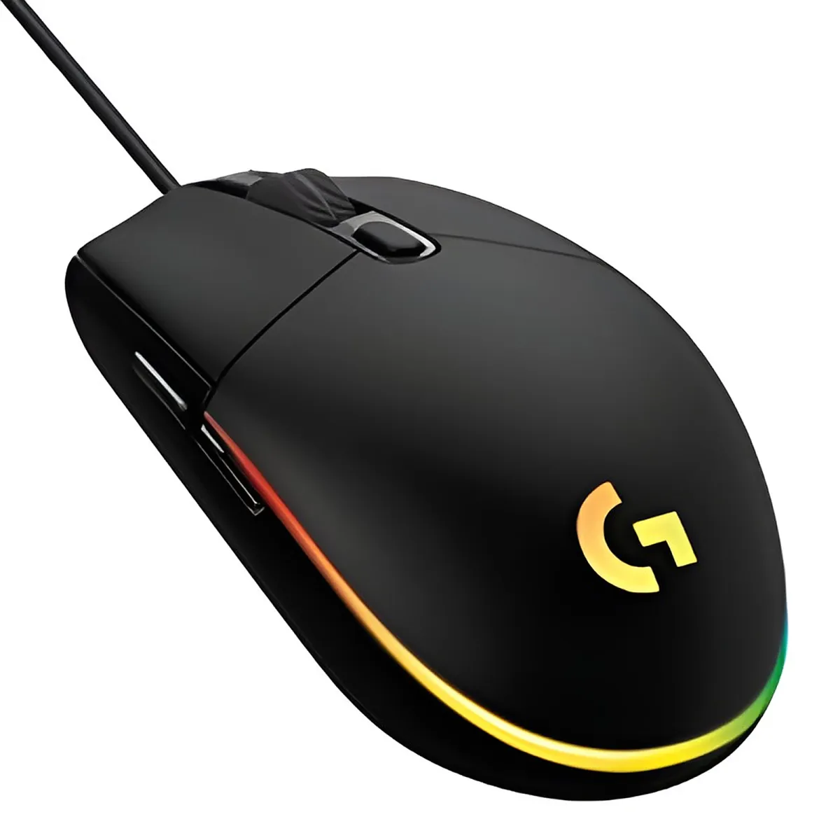 Logitech Gaming Mouse G203 LIGHTSYNC - Ratón - USB - Cableado-Negro