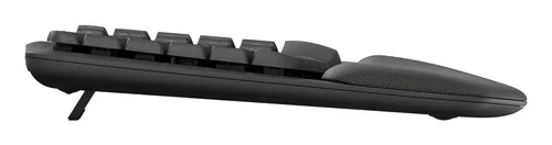 Logitech - Teclado - Teclas onduladas - Español-Grafito
