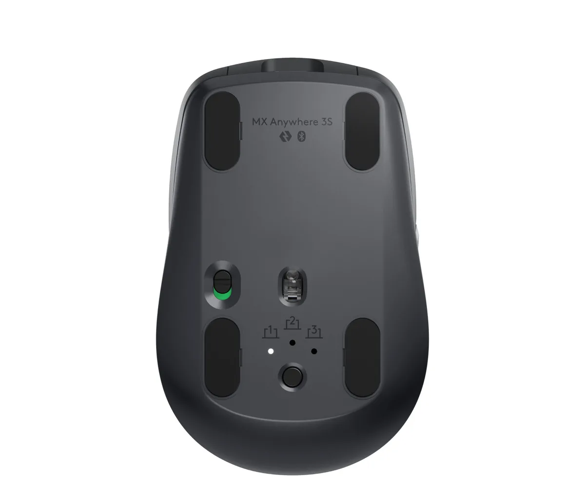 Logitech MX Anywhere 3S - Mouse - óptico - 6 botones-inalámbrico-Bluetooth-receptor de USB Logitech Logi Bolt-grafito