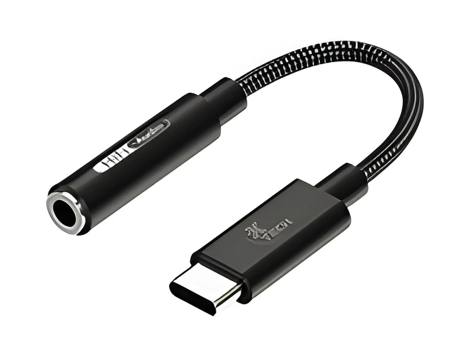 Xtech - Adaptador Jack para Audífonos - USB-C de 24 pines - TRRS de 3,5 mm - 10 cm - Negro - USB-C (M) a 3,5 mm(f) XTC - 509
