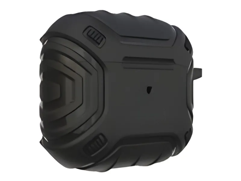 Gear4 Apollo - Estuche para Audífonos inalámbricos - policarbonato, D3O - negro-para Apple AirPods Pro