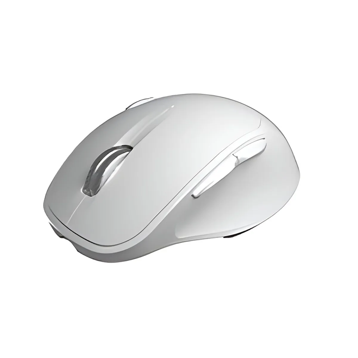 Klip Xtreme - Mouse - 2,4 GHz / Bluetooth 5.0 - Inalámbrico-Blanco frío-Modo dual Blanco