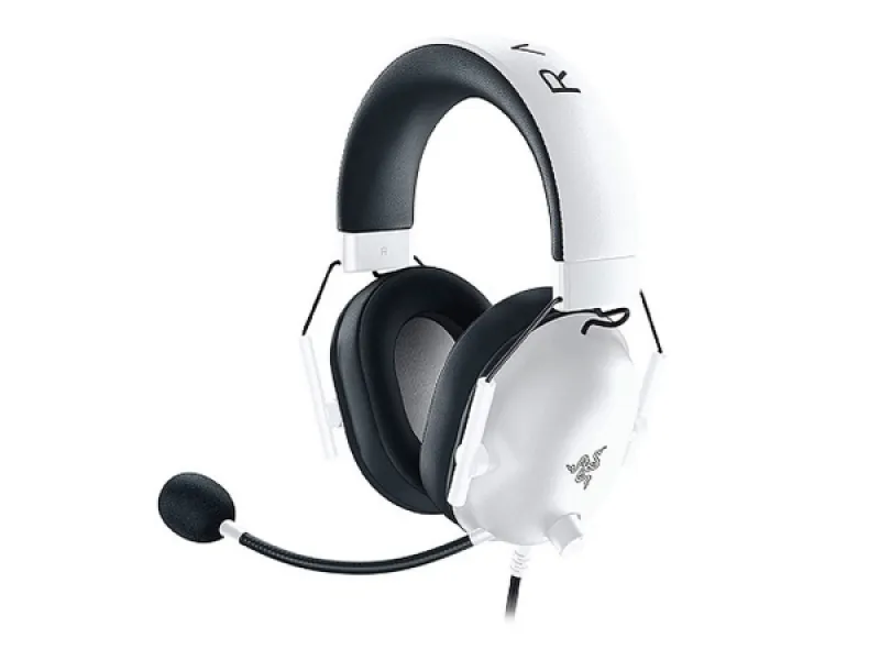 Razer BlackShark V2 X - Audífono - 7.1 canales - tamaño completo-cableado-conector de 3,5 mm-aislamiento de ruido-blanco-certificado Discord