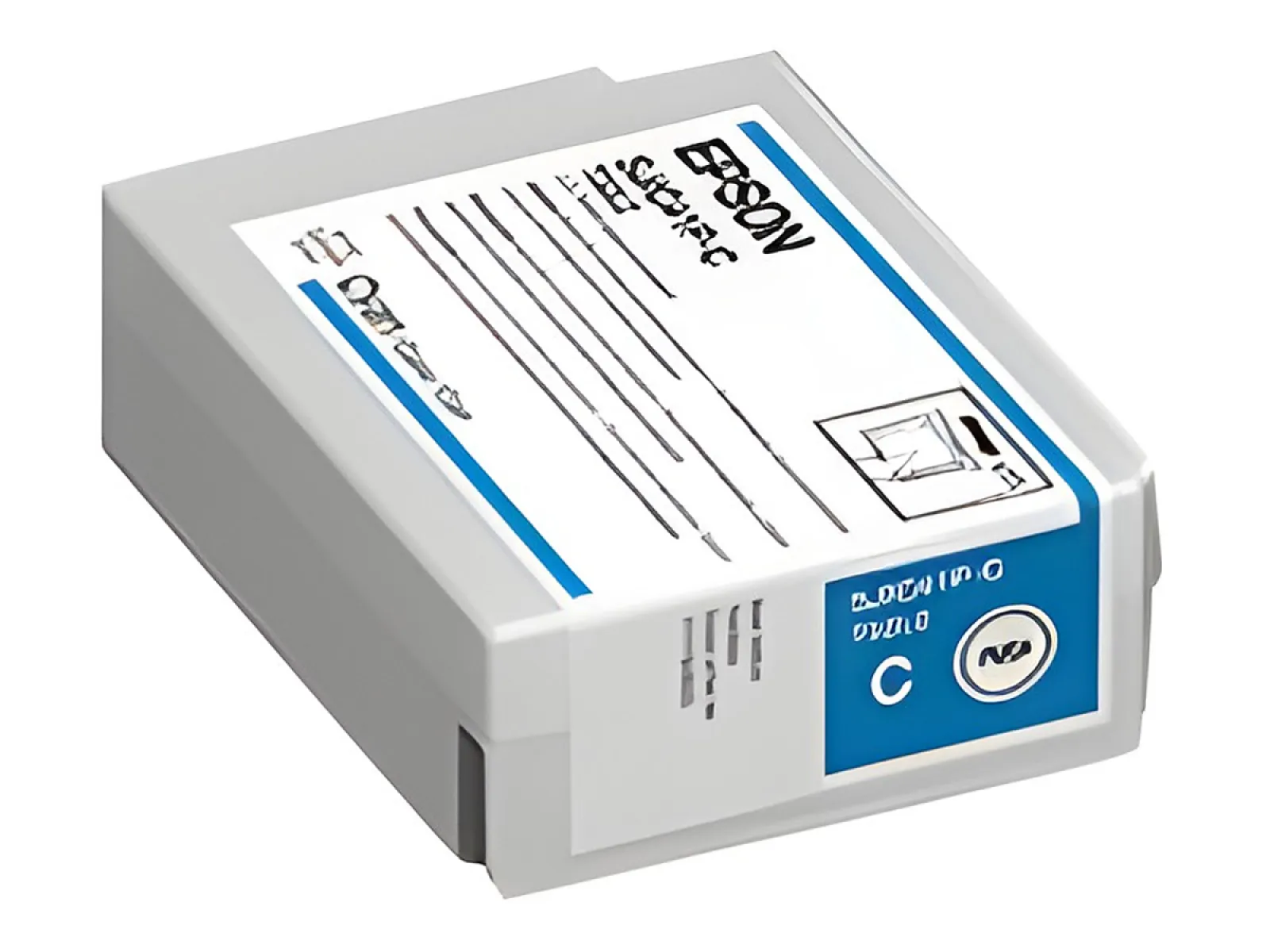 Epson SJIC41P-C - Cián - original - blíster con alarmas de RF/acústica-cartucho de tinta-para ColorWorks CW-C4000, CW-C4000E (BK), CW-C4000E (MK)