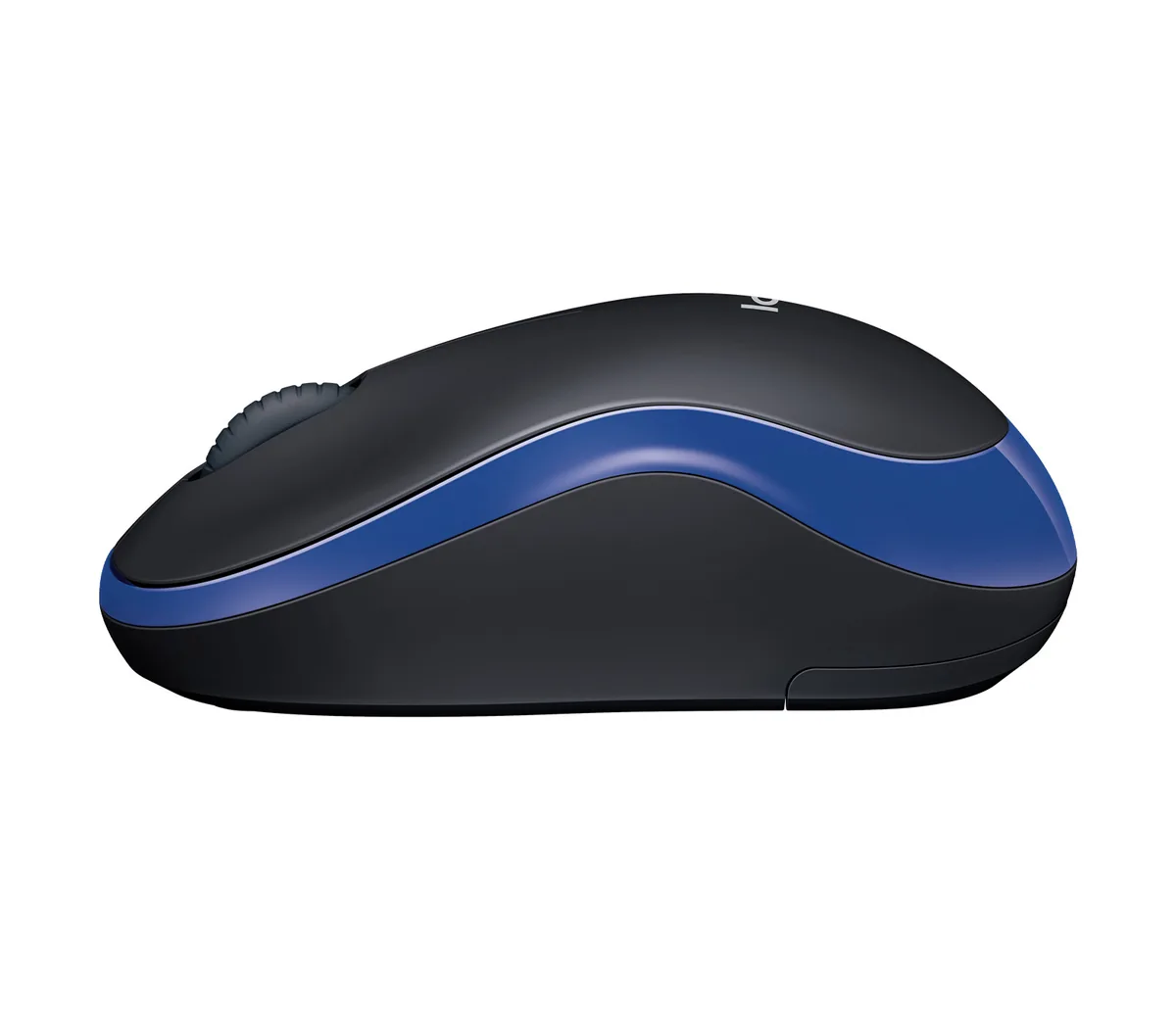 Logitech M185 - Mouse - diestro y zurdo - óptico-inalámbrico - 2.4 GHz-receptor inalámbrico USB-azul