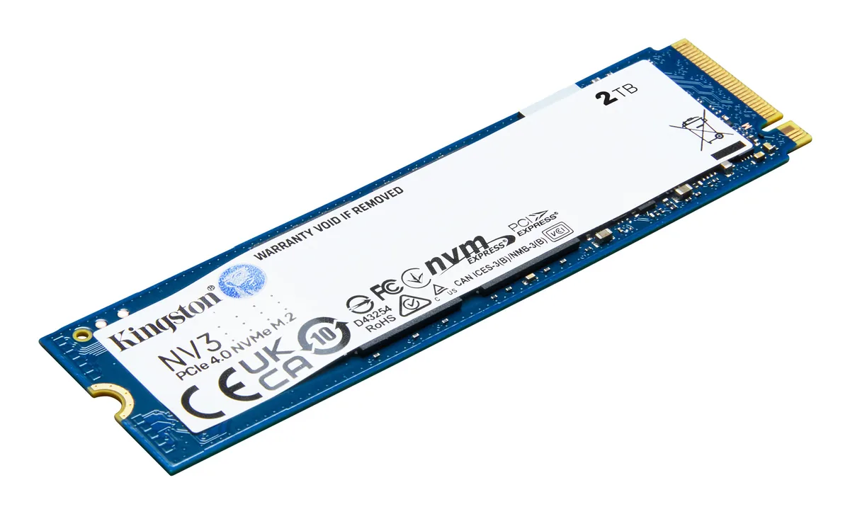 Kingston - Disco duro interno - 2 TB - Unidad de estado sólido-NV3 M.2 2280 NVMe