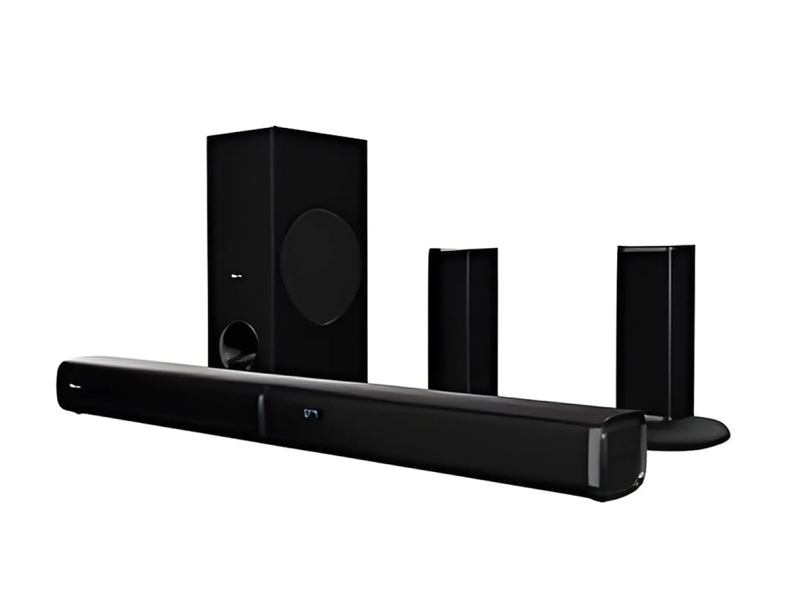 Klip Xtreme - Barra de sonido - Negro - Subwoofer inalámbrico 5.1 canales