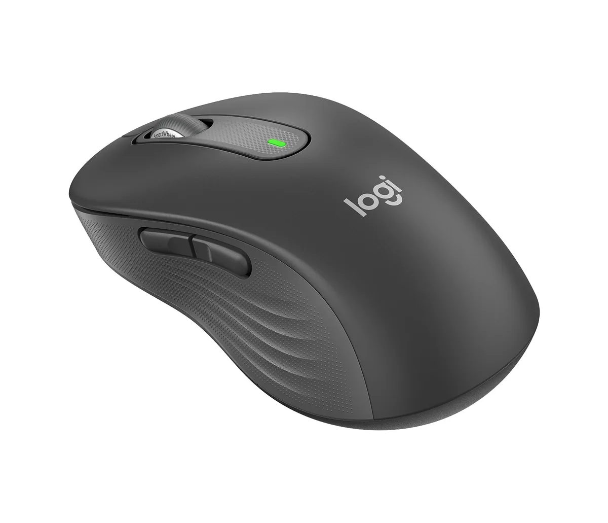 Logitech Signature M650 L - Mouse - tamaño completo - diestro-inalámbrico - 2.4 GHz, Bluetooth-receptor de USB Logitech Logi Bolt-grafito