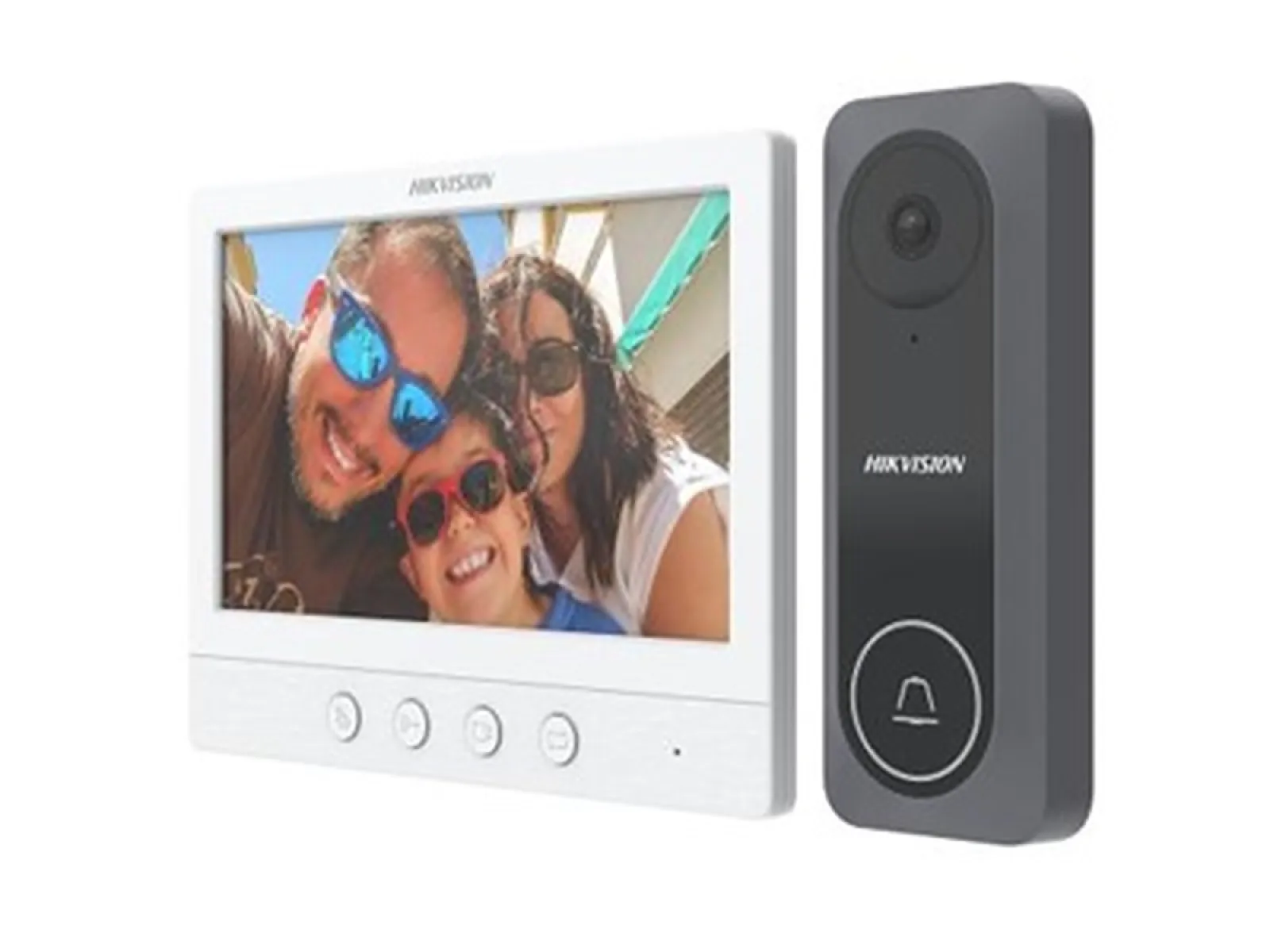 Hikvision - Kit de videoportero - 4 hilos HD