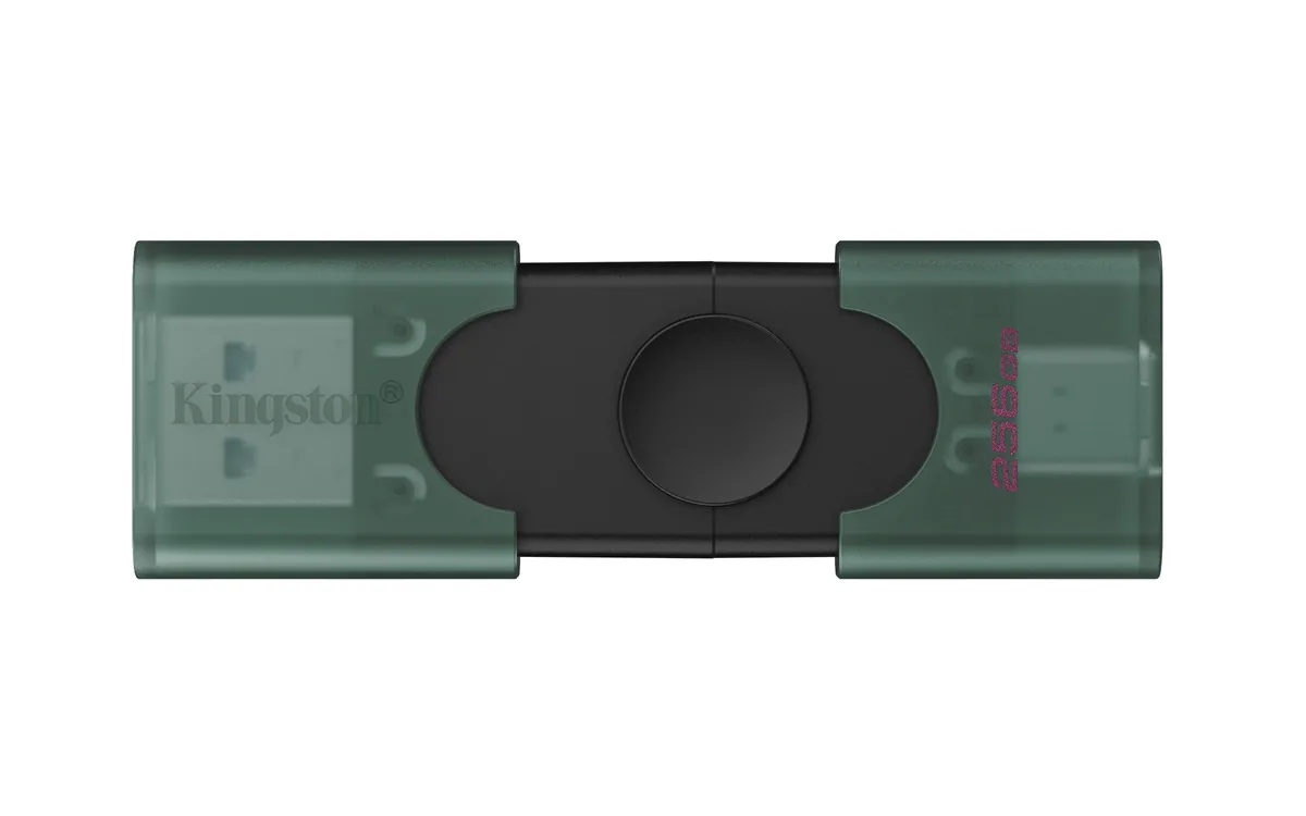 Kingston 256GB USB-A + USB-C 3.2 Gen 1 DataTraveler DuoG2