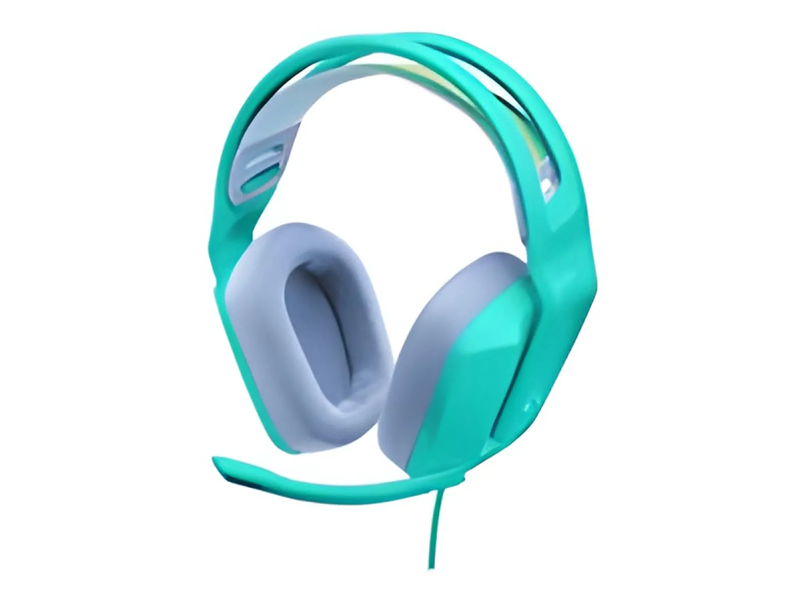 Logitech G G335 Wired Gaming Headset - Audífono - tamaño completo - cableado-conector de 3,5 mm-menta-certificado Discord