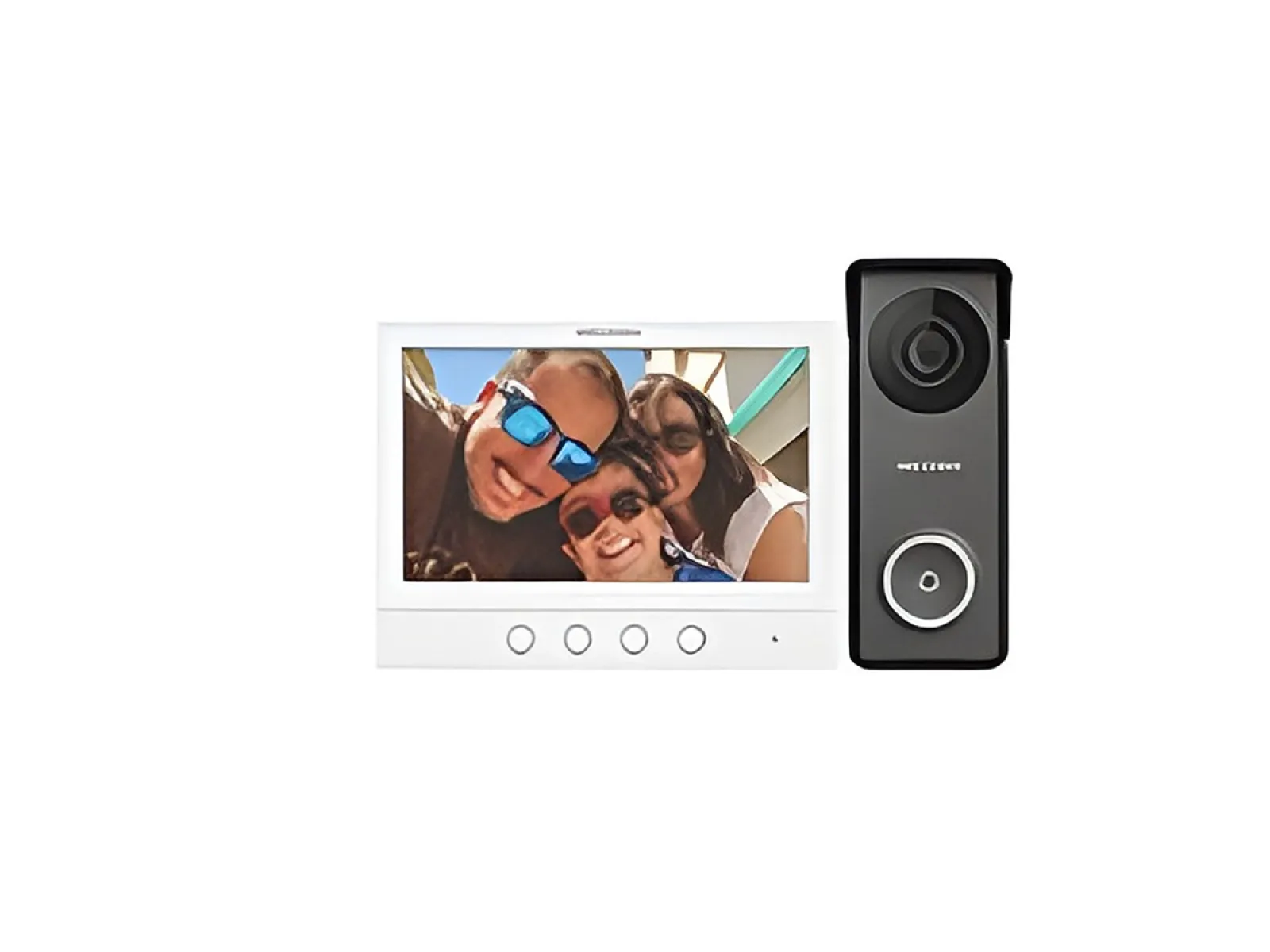Hikvision - Kit de videoportero - Videointercomunicador HD de 4 cables