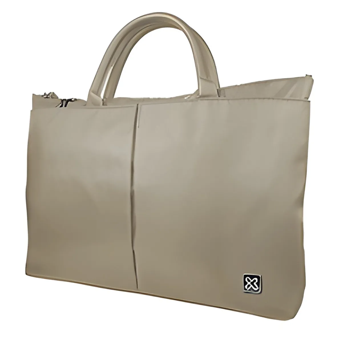 Klip Xtreme - Maletín y bolso de mano para portátil - 15,6" - Nylon 1680D-Beige