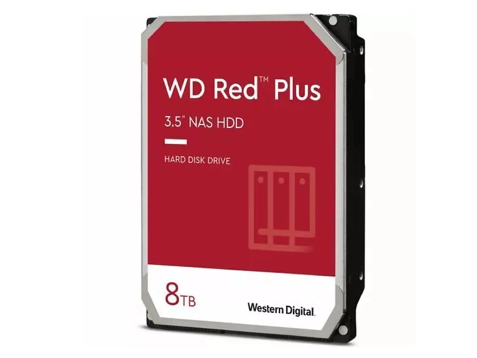 Disco duro NAS Western Digital WD Red Plus - Disco duro - Disco duro interno - 8 TB - 3,5"-5640 rpm-Serial ATA-..