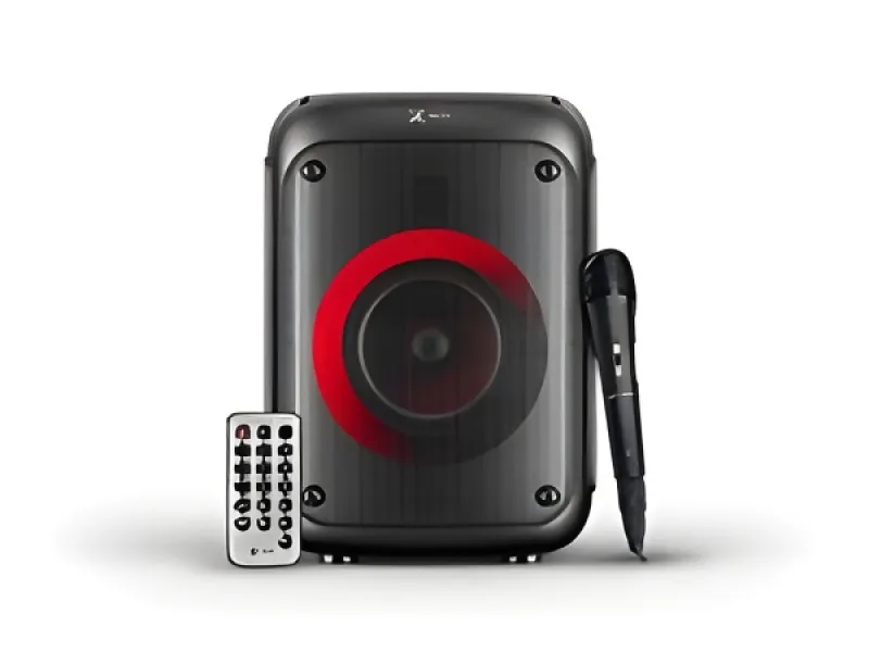 Xtech XTS-661 - Bocina - Negro - SonicBloom Portable Wlss Speaker con luces y micrófono