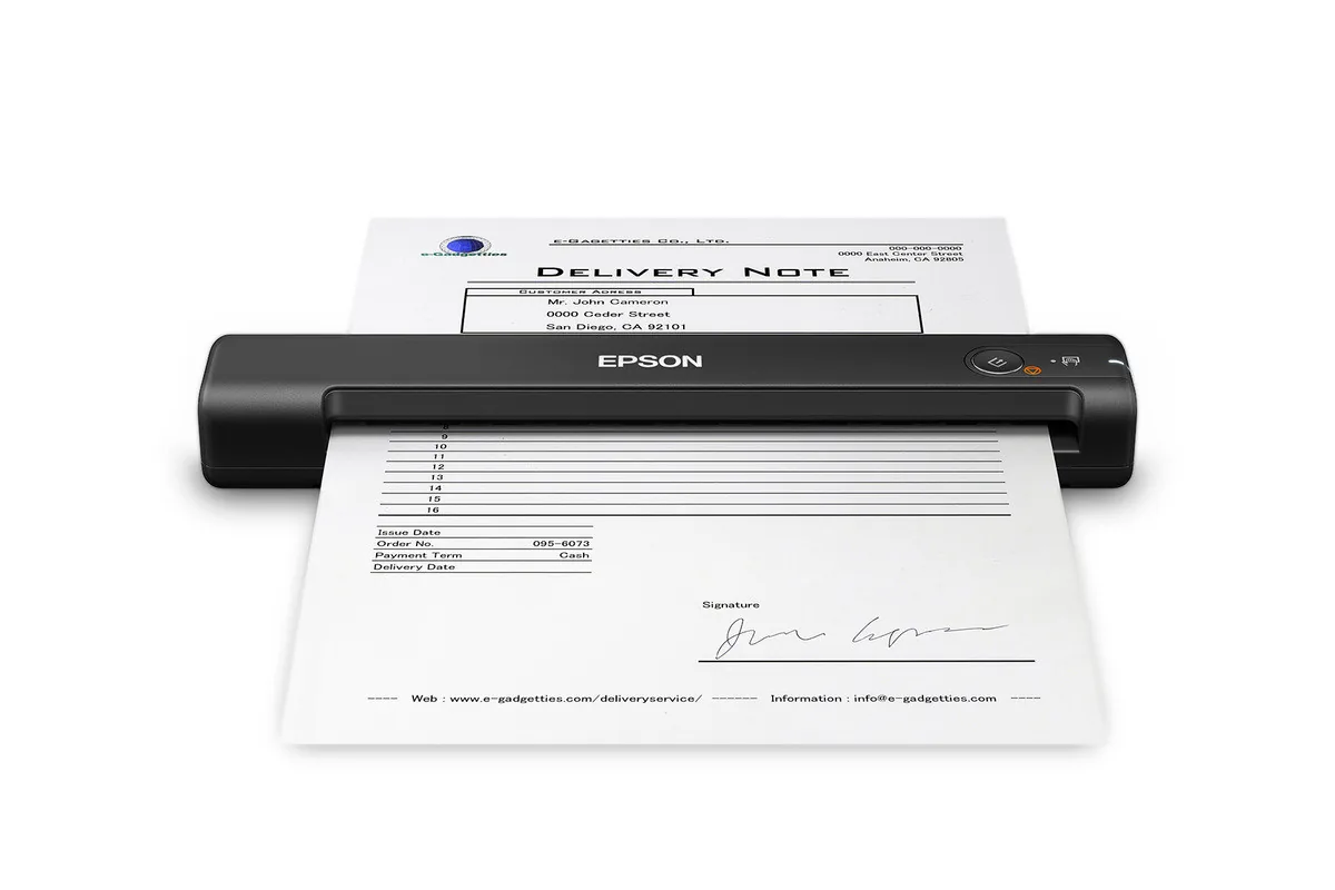 Epson WorkForce ES-50 - Escáner de documentos - Portátil - USB 2.0-USB 2.0 - 216 x 1828,8 mm - 1200 ppp x 600 ppp