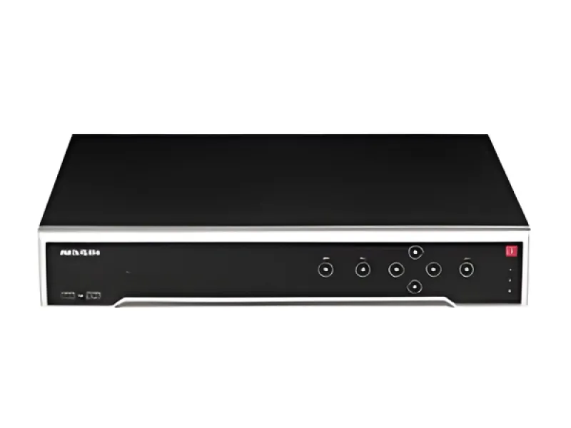 Hikvision - NVR independiente 1.5U AcuSense 4K - 32 canales de video - DS - 7732NXI-K4/16P - 4 ranuras SATA para HDD de hasta 16TB cada una-Hasta 32 entradas de cámaras IP, plug & play con 16 interfaces Power-over-Ethernet (PoE)-Formatos de video H.265+/H
