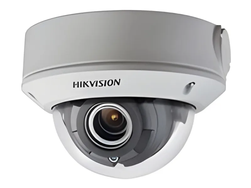 Hikvision Turbo HD Camera DS-2CE5AD0T-VPIT3F - Cámara de videovigilancia - cúpula - para exteriores-a prueba de vándalos / impermeable-color (Día y noche)-2 MP - 1080p-f14 montaje-vari-focal-AHD-DC 12 V