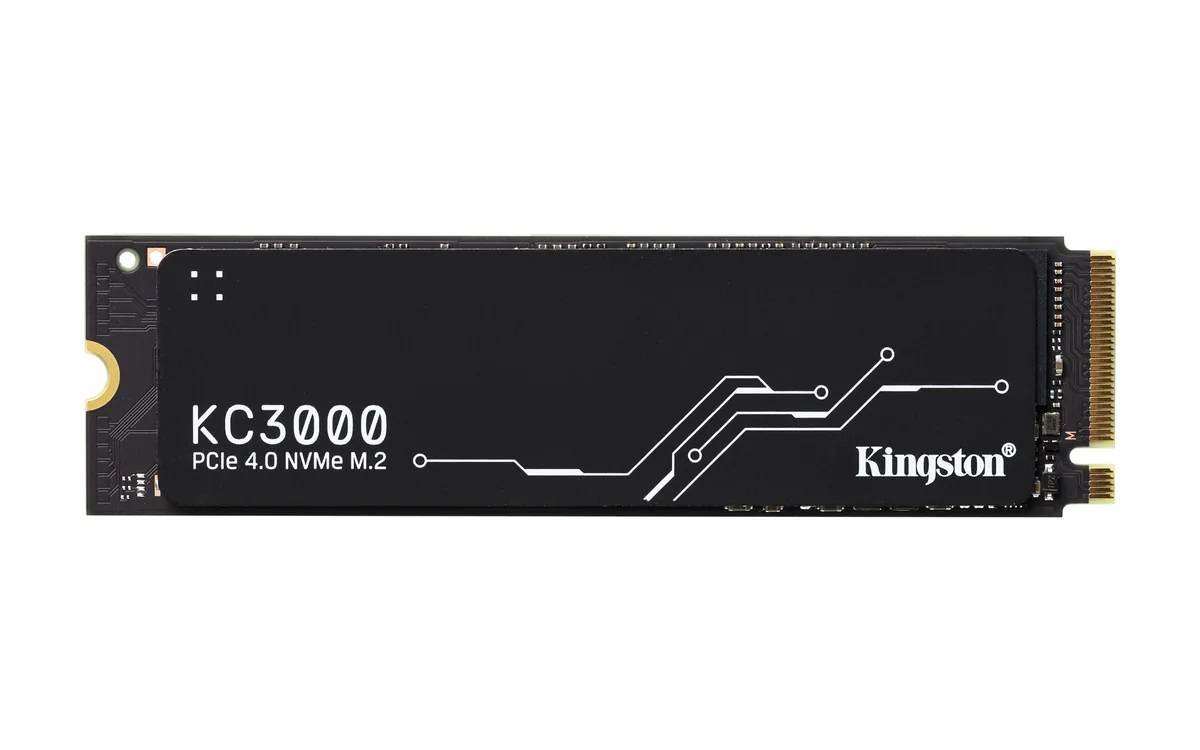 Kingston KC3000 - SSD - 512 GB - interno-M.2 2280-PCIe 4.0 (NVMe)-para Intel Next Unit of Computing 12 Pro Kit-NUC12WSKi5