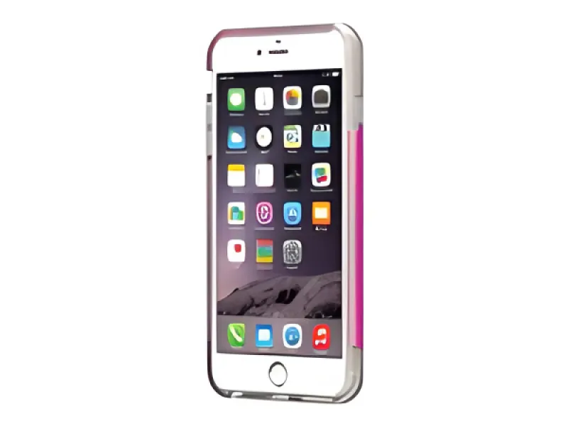 PureGear DualTek Pro - Carcasa trasera para teléfono móvil - plástico cauchutado - rosa