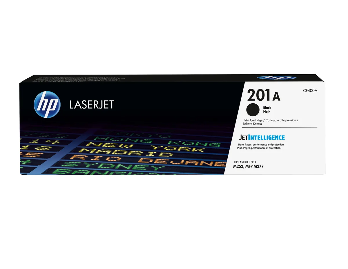 HP 201A - Negro - original - LaserJet-cartucho de tóner (CF400A)-para Color LaserJet Pro M252dn, M252dw, M252n, MFP M277c6, MFP M277dw, MFP M277n