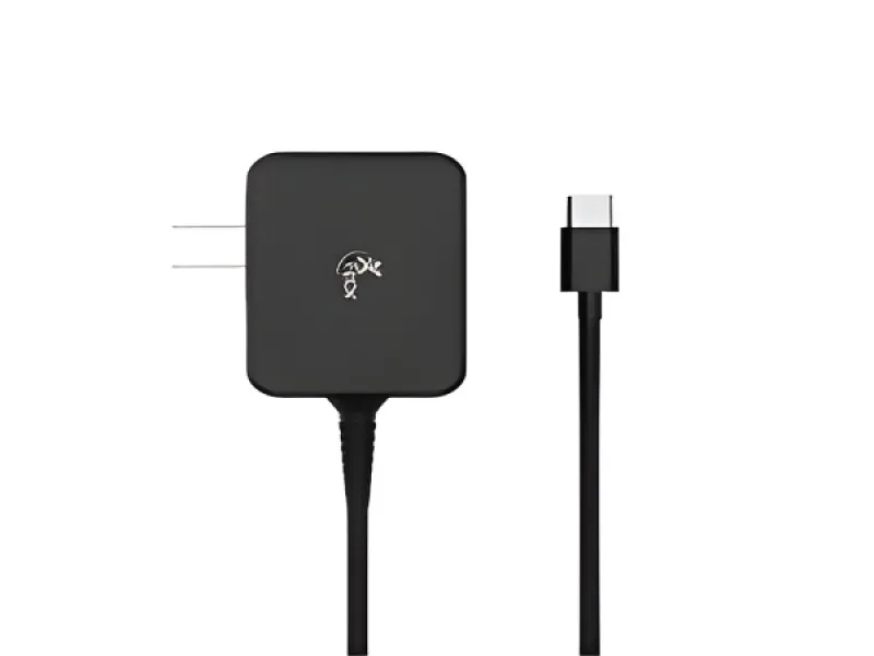 Cargador Xtech - Adaptador de corriente GaN USB-C® de 65 W - voltaje 110/240 VCA - enchufe NEMA 1 - 15P 5,9 pies XTC - 230