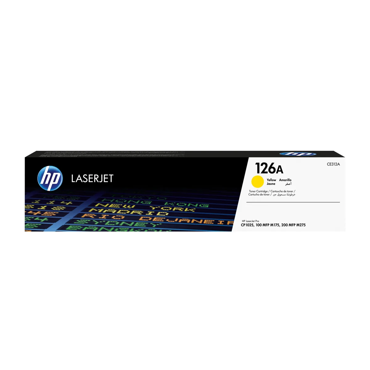 HP 126A - Amarillo - original - LaserJet-cartucho de tóner (CE312A)-para Color LaserJet Pro CP1025; LaserJet Pro MFP M175; TopShot LaserJet Pro M275